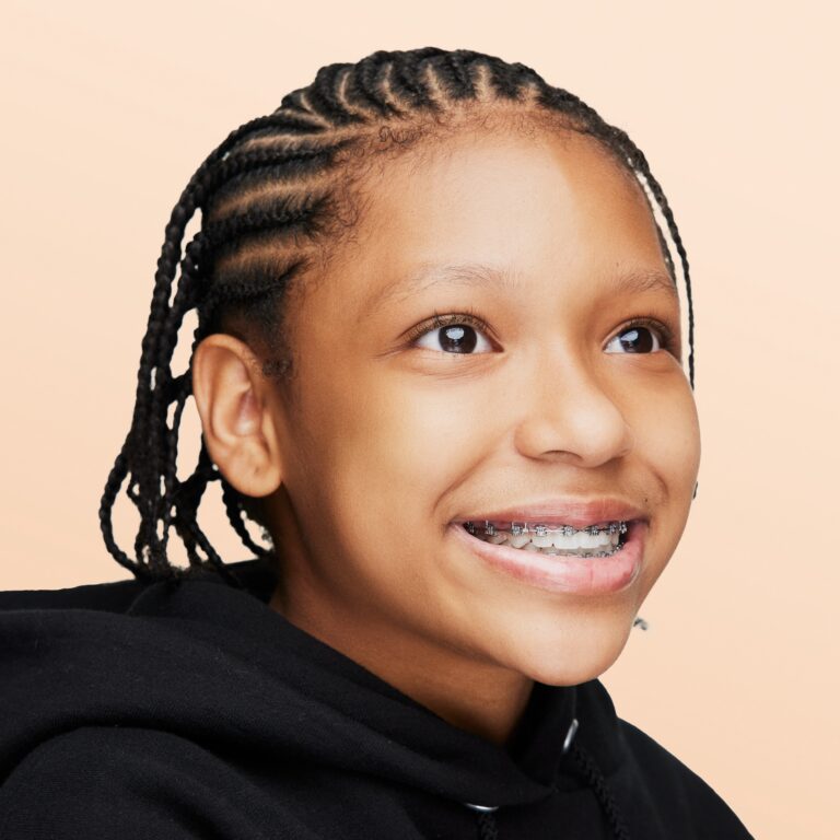 A Young Boy With Braces